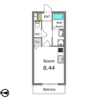 大島マンション7【3階】の間取り