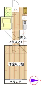 パレス丸子【1階】の間取り