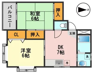 タカネビル【2階】の間取り