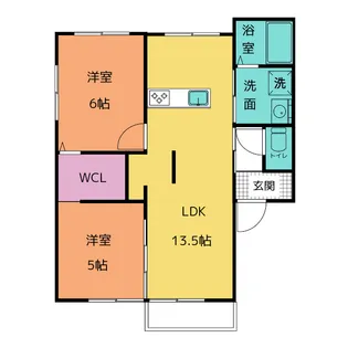 カーサベルデ【2階】の間取り