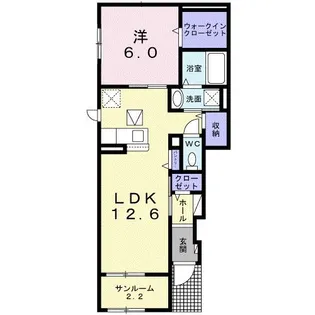 Village なの花【1階】の間取り