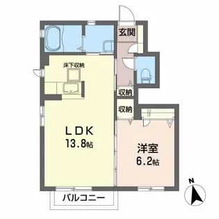 シャッフレIII【1階】の間取り