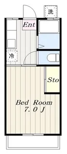 ピアシティナカムラ【1階】の間取り