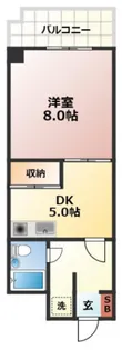 二勝BLDG8【2階】の間取り