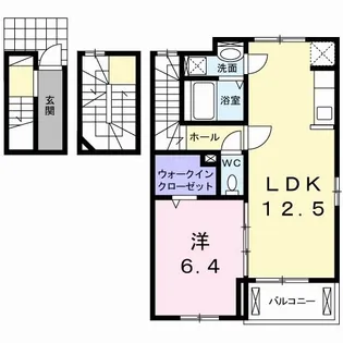 アロッジオ EX【3階】の間取り