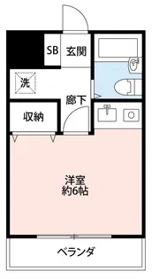ベルメゾン南浦和【1階】の間取り