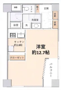 コートプラザ調布【4階】の間取り