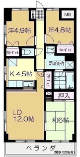 嘉倉ビル【5階】の間取り