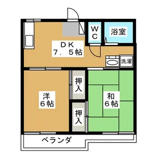 コーポセンチュリー【2階】の間取り
