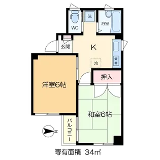 長谷川ビル【4階】の間取り