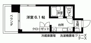 メゾン鳳月【8階】の間取り