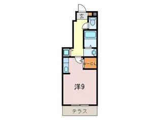 パインフィ-ルド【1階】の間取り