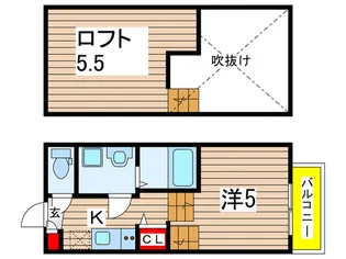 スマイル本千葉【1階】の間取り