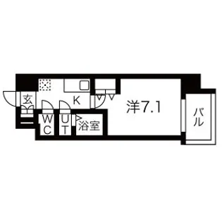 LIVIAZ OSAKA Verite【5階】の間取り