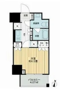 ライオンズ千代田岩本町ミレス【10階】の間取り