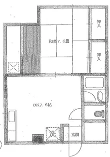 三愛千石ビル【2階】の間取り