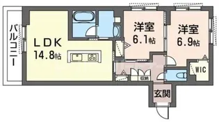 フォレナ【3階】の間取り