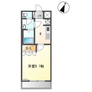 レスポアール(L’espoir)【2階】の間取り