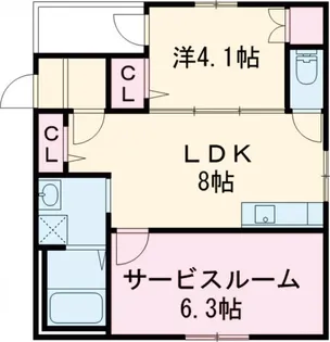 Stork AOI【2階】の間取り
