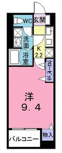 ディア コート 並木【2階】の間取り
