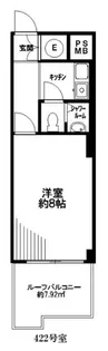 DIKマンション新橋【4階】の間取り