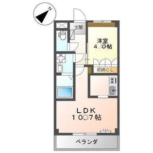 シルフィード【2階】の間取り