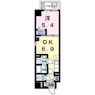 フォレスト ドワーフ 錦糸町【3階】の間取り