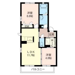 エスペランサB【1階】の間取り