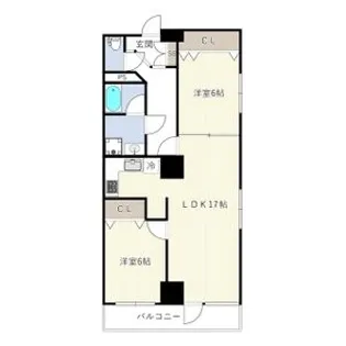 INOVE札幌南7条【8階】の間取り