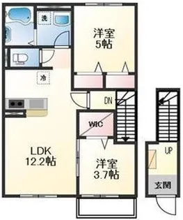 ハイムメゾン白鳥台【2階】の間取り