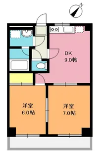 ファルムY【4階】の間取り
