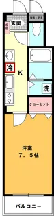 エスポワール・十条【1階】の間取り