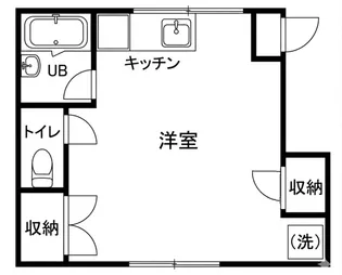 コーポウチダ【1階】の間取り