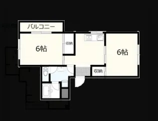 ダンケキャピタルハイツ【4階】の間取り