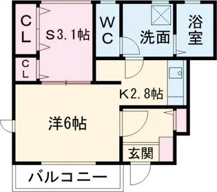 ひえいる館【1階】の間取り
