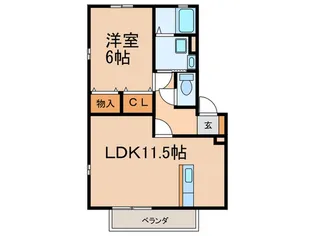 マノワール【1階】の間取り