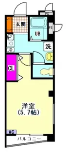 サンライズ【2階】の間取り