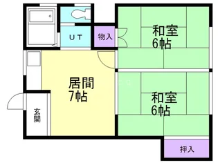 広寿荘【2階】の間取り