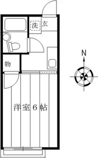 シティハイム・オーティアス【2階】の間取り