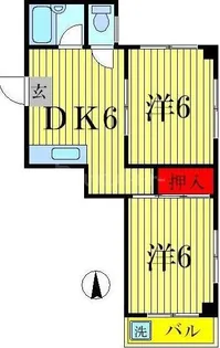 グラシア梅田【4階】の間取り