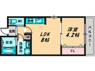 H-Maison大蓮南II【3階】の間取り