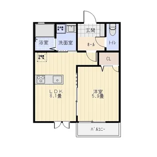 prosper桑名【2階】の間取り