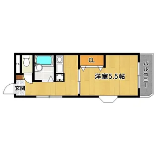 ハイツカプリーズ【2階】の間取り