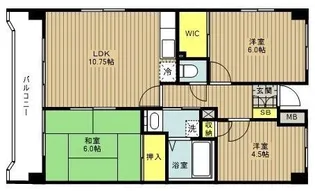 グランピア【3階】の間取り