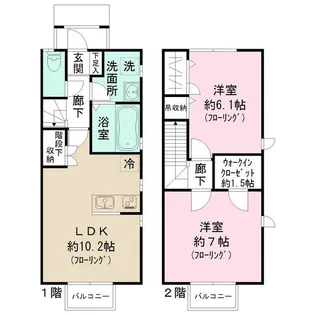 ALCYONE赤堤の間取り