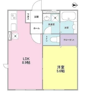 Dream Heim 三軒茶屋【1階】の間取り