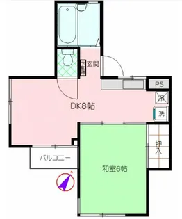 斉藤マンション【2階】の間取り