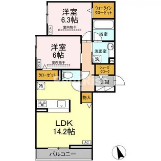 セイグレイス【3階】の間取り