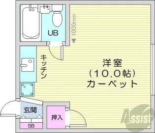 マルシンハイツ【2階】の間取り