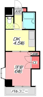 千林グランドハイツ北【7階】の間取り